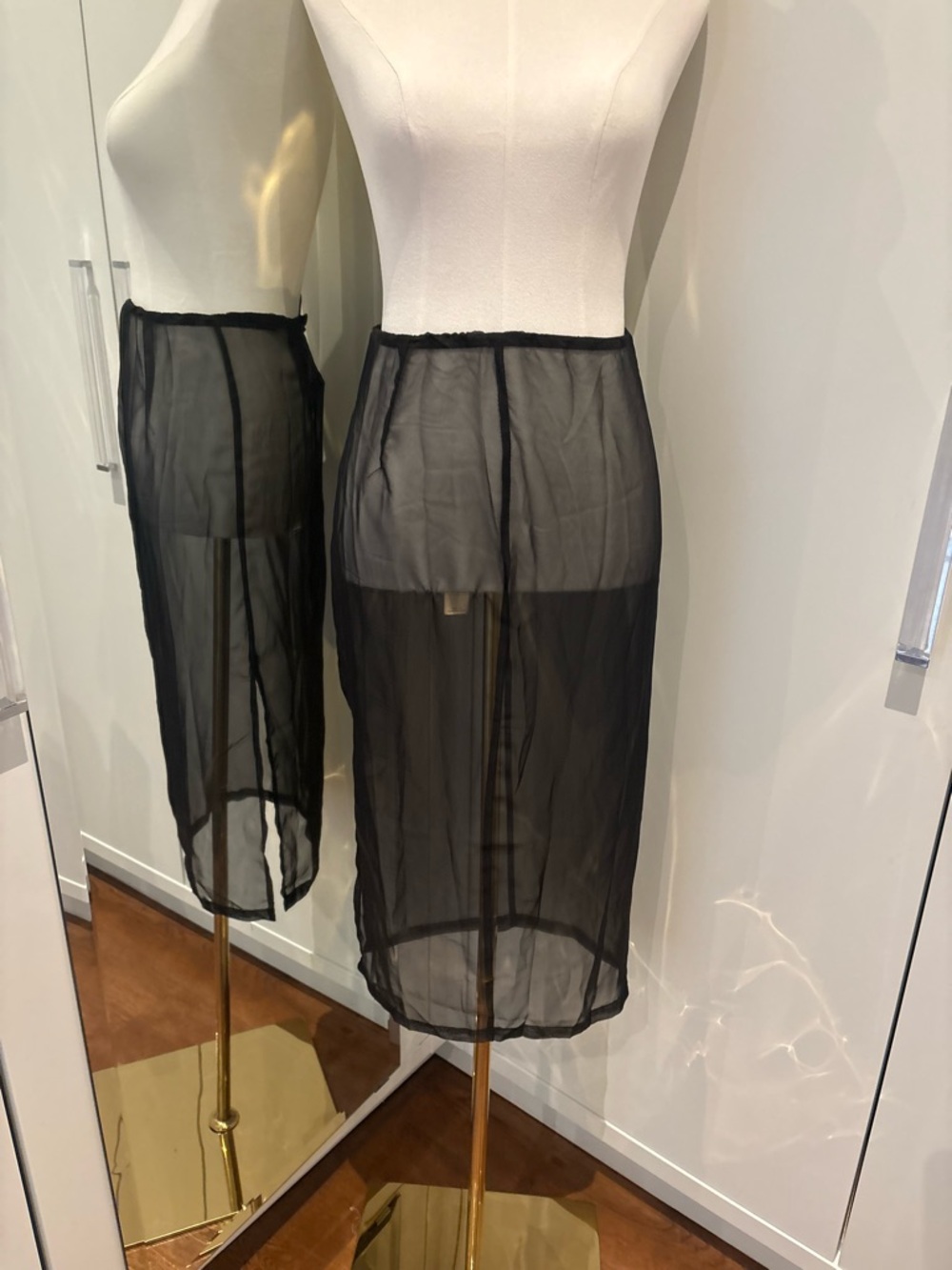 Missguided sheer skirt